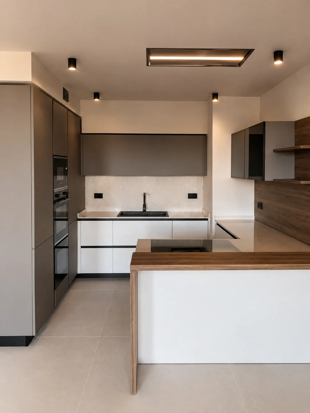 Seconda vista della cucina completata